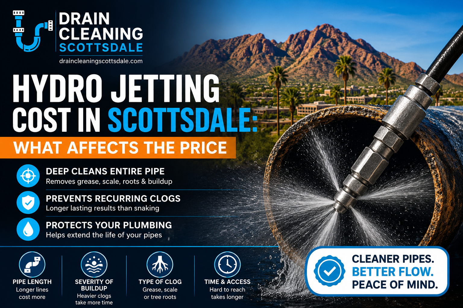 hydro jetting cost in scottsdale