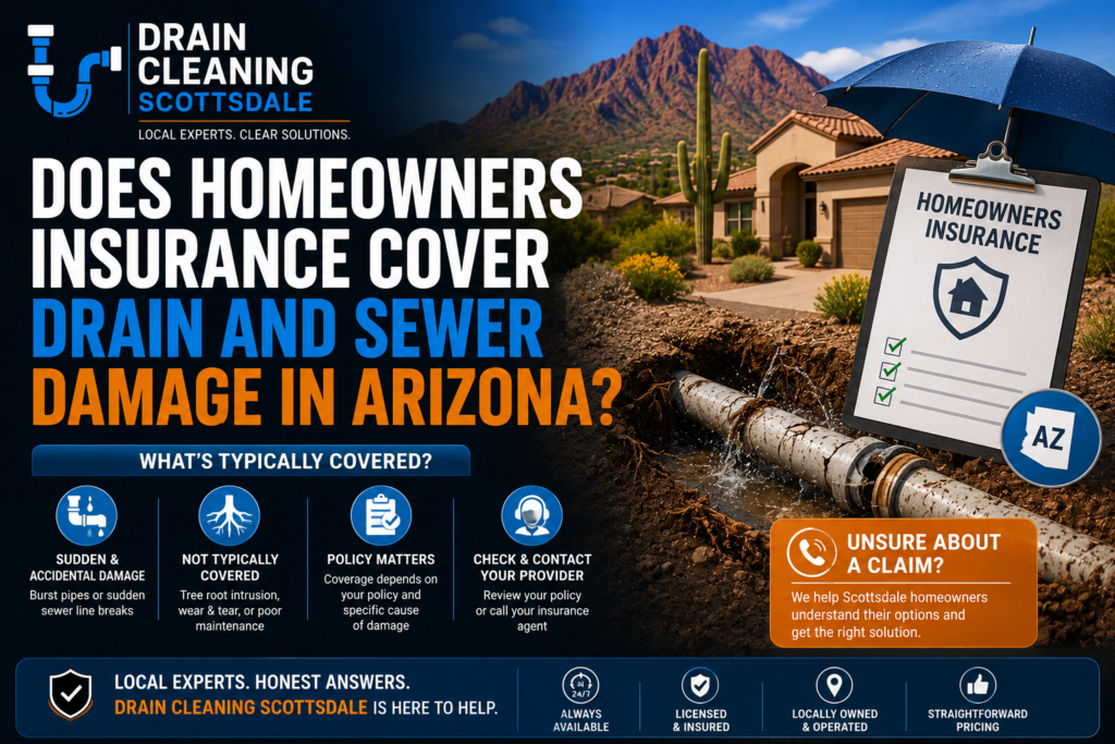 homeowners insurance sewer line Arizona