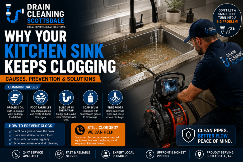kitchen sinks keep clogging