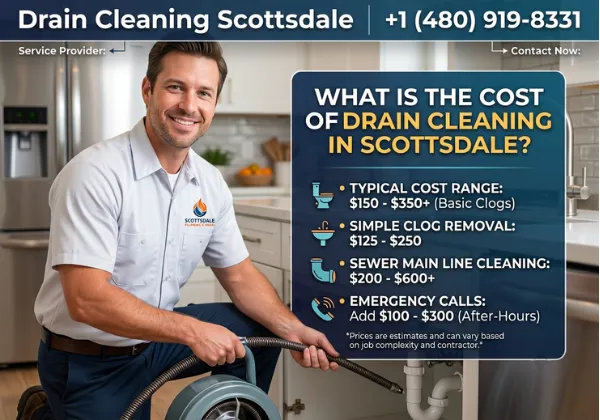 Cost of Drain Cleaning in Scottsdale