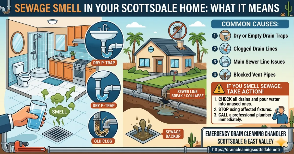 Sewage Smell in Your Scottsdale Home