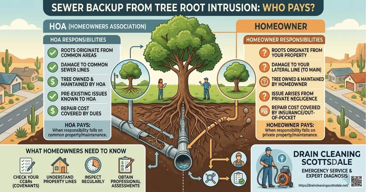Sewer Backup From Tree Root Intrusion